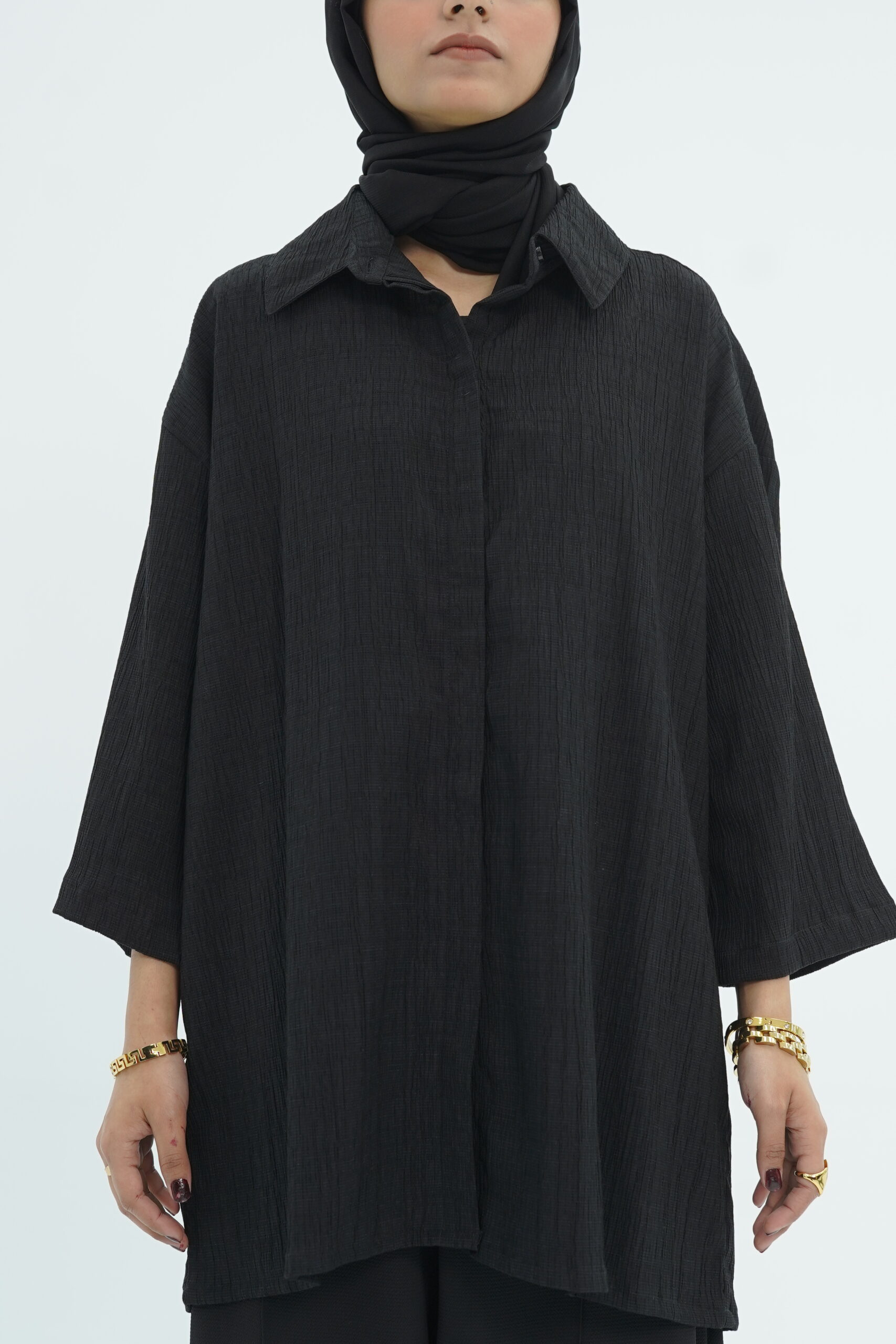 The Noir Ripple Tunic - Image 3